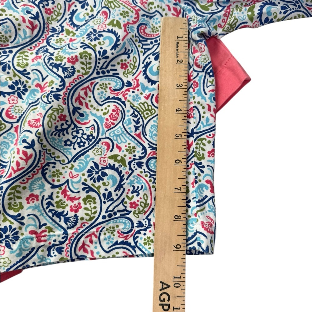 Talbots Petite Shorts Bundle 2P Pink Chino + Paisley Preppy Coastal Summer Golf - Picture 2 of 6